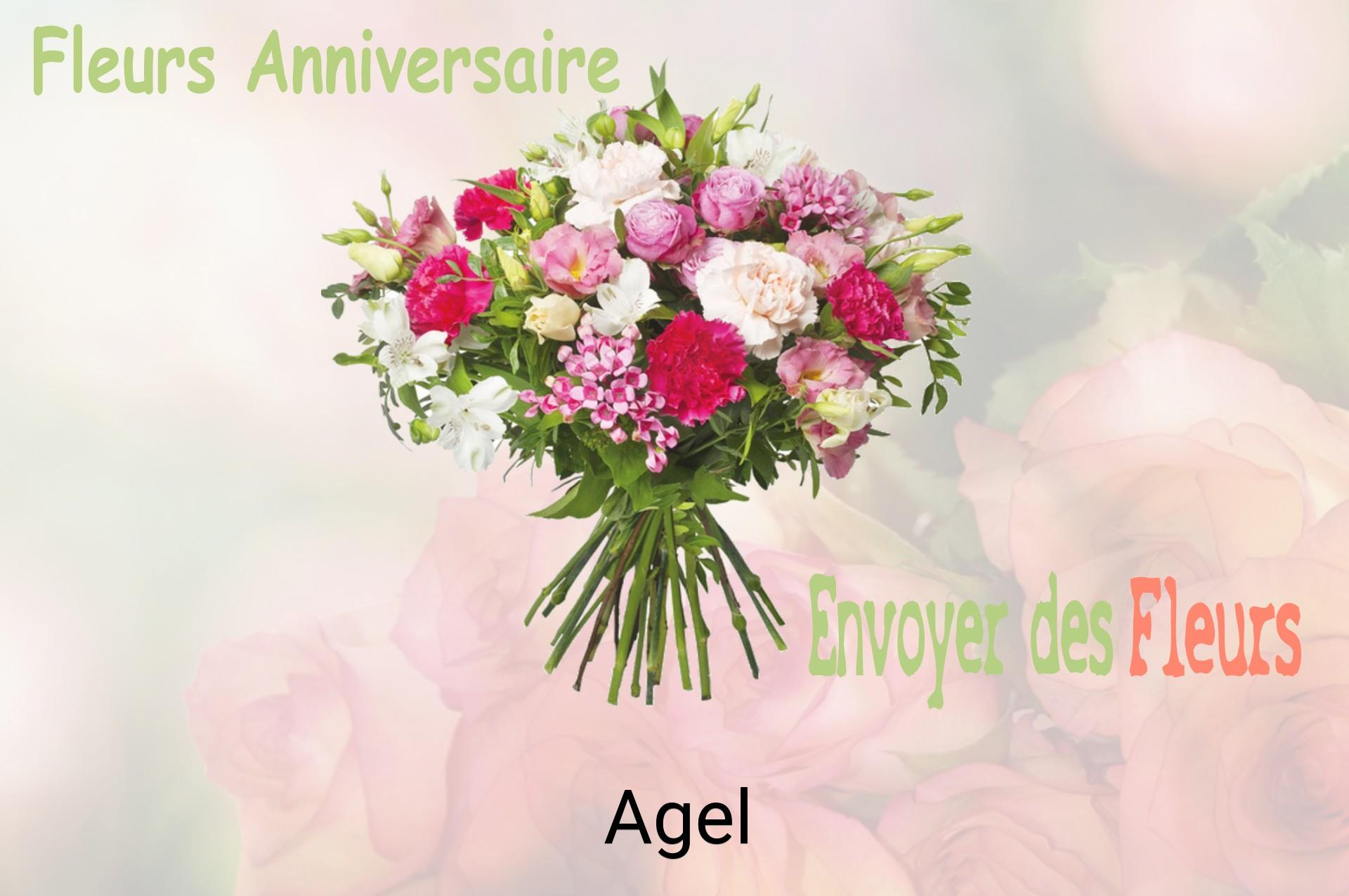 Bouquet de fleurs d’anniversaire livré à Agel